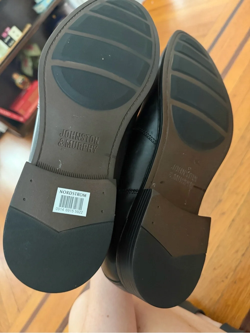 NEW Johnston and Murphy chelsea boot black leather size 13